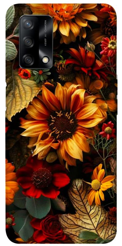 Чехол itsPrint Autumn vibe для Oppo A74 4G, цветы, купить оптом с доставкой