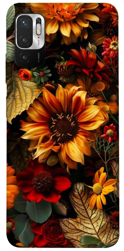 Чехол itsPrint Autumn vibe для Xiaomi Redmi Note 10 5G, цветы, купить оптом с доставкой