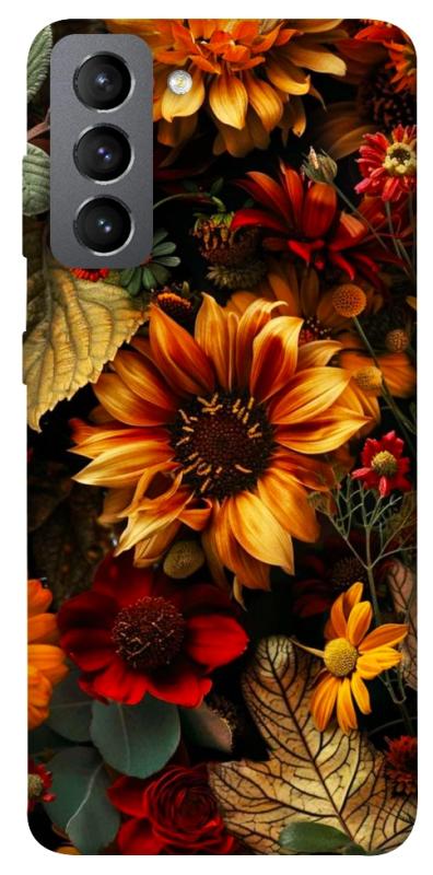Чехол itsPrint Autumn vibe для Samsung Galaxy S21 FE, цветы, купить оптом с доставкой