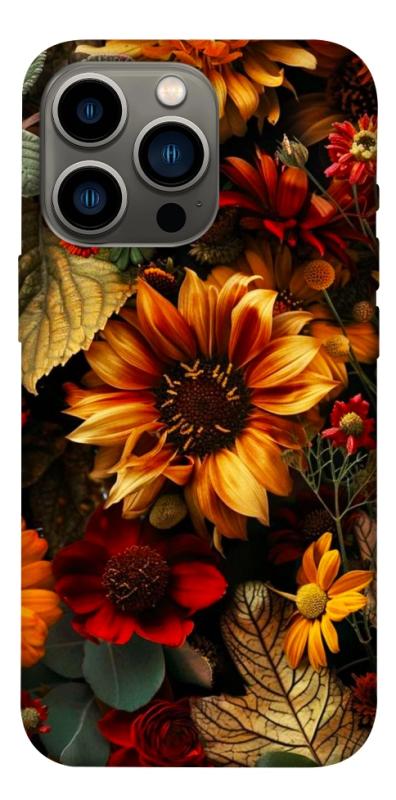 Чехол itsPrint Autumn vibe для Apple iPhone 13 Pro (6.1"), цветы, купить оптом с доставкой