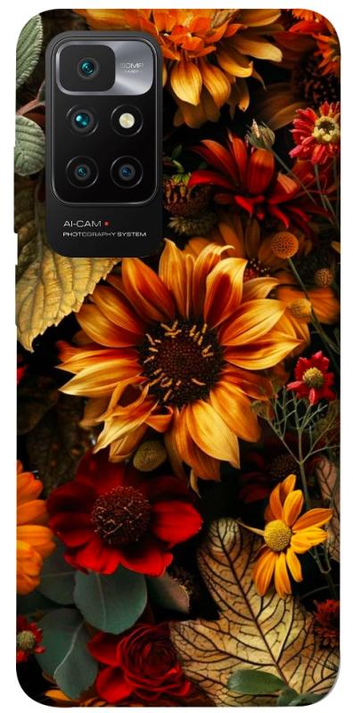 Чехол itsPrint Autumn vibe для Xiaomi Redmi 10, цветы, купить оптом с доставкой
