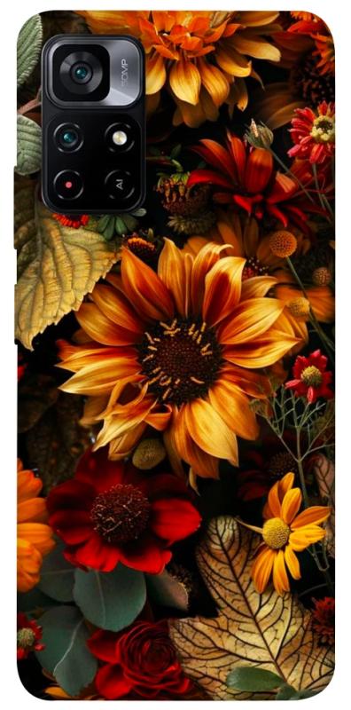 Чехол itsPrint Autumn vibe для Xiaomi Poco M4 Pro 5G, цветы, купить оптом с доставкой