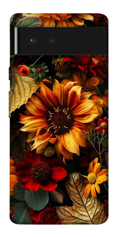 Чехол itsPrint Autumn vibe для Google Pixel 6, цветы, купить оптом с доставкой