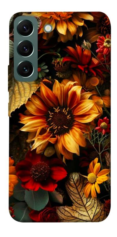 Чехол itsPrint Autumn vibe для Samsung Galaxy S22, цветы, купить оптом с доставкой