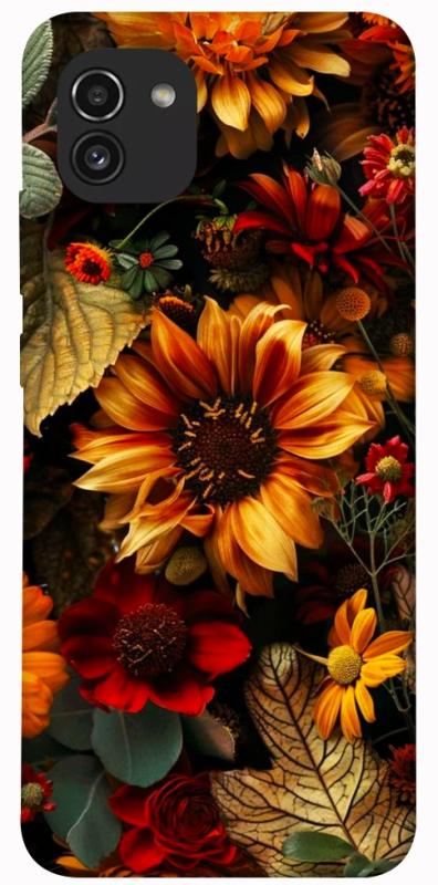 Чохол itsPrint Autumn vibe для Samsung Galaxy A03, квіти, купити оптом з доставкою