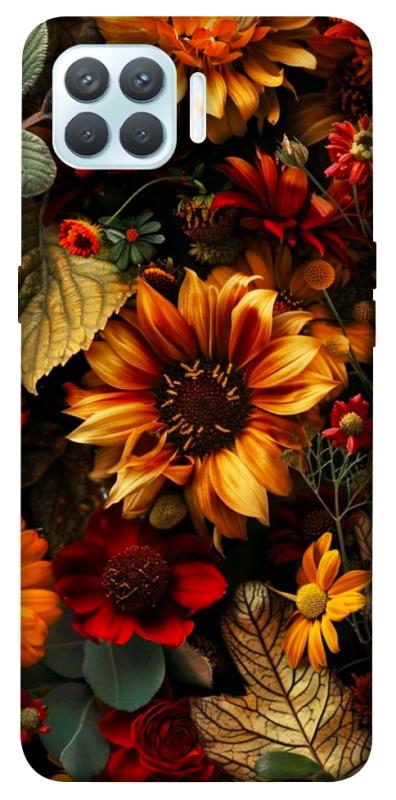 Чехол itsPrint Autumn vibe для Oppo F17 Pro, цветы, купить оптом с доставкой