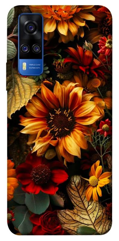 Чехол itsPrint Autumn vibe для Vivo Y51a, цветы, купить оптом с доставкой