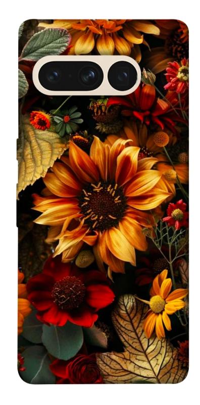 Чехол itsPrint Autumn vibe для Google Pixel 7 Pro, цветы, купить оптом с доставкой