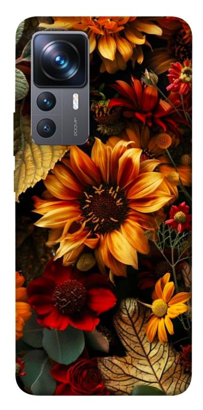 Чехол itsPrint Autumn vibe для Xiaomi 12T / 12T Pro, цветы, купить оптом с доставкой