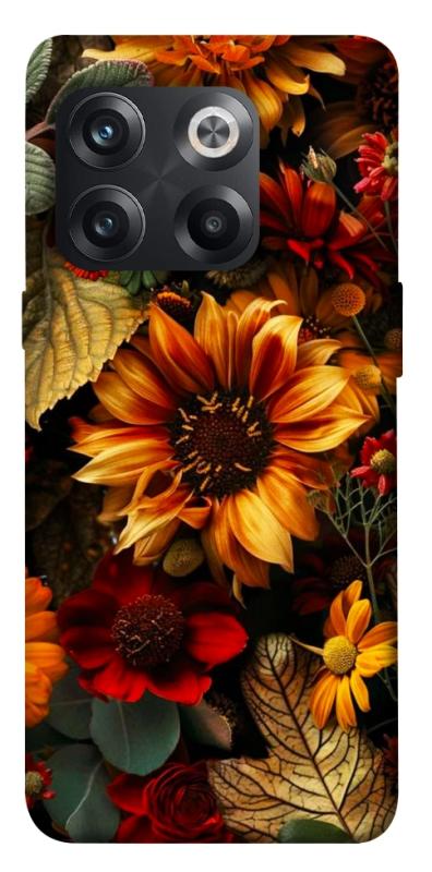 Чехол itsPrint Autumn vibe для OnePlus 10T, цветы, купить оптом с доставкой