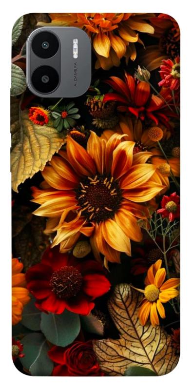Чехол itsPrint Autumn vibe для Xiaomi Redmi A1+ / A2+, цветы, купить оптом с доставкой