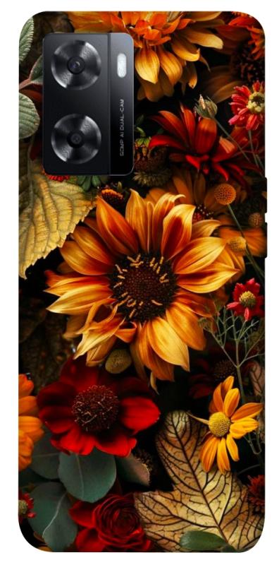 Чехол itsPrint Autumn vibe для Oppo A57s, цветы, купить оптом с доставкой