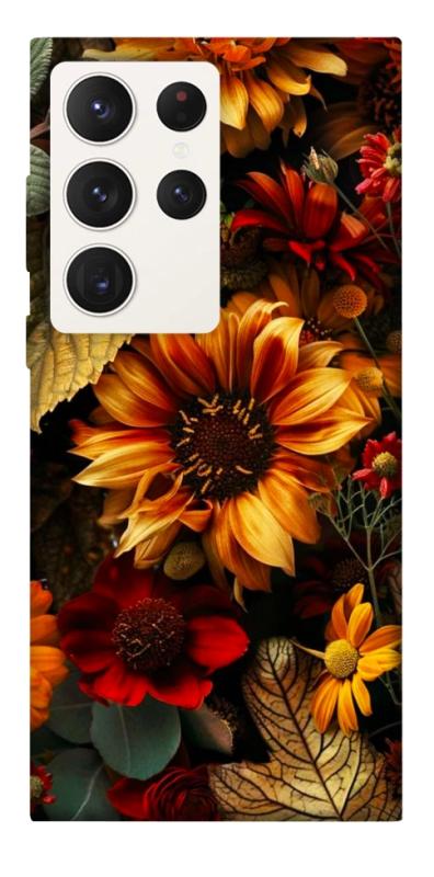 Чехол itsPrint Autumn vibe для Samsung Galaxy S23 Ultra, цветы, купить оптом с доставкой