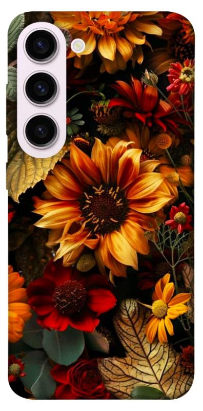 Чехол itsPrint Autumn vibe для Samsung Galaxy S23+, цветы, купить оптом с доставкой