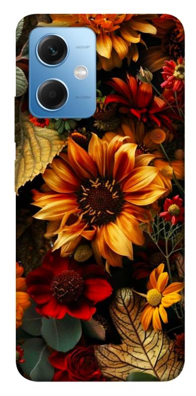 Чохол itsPrint Autumn vibe для Xiaomi Redmi Note 12 5G, квіти, купити оптом з доставкою
