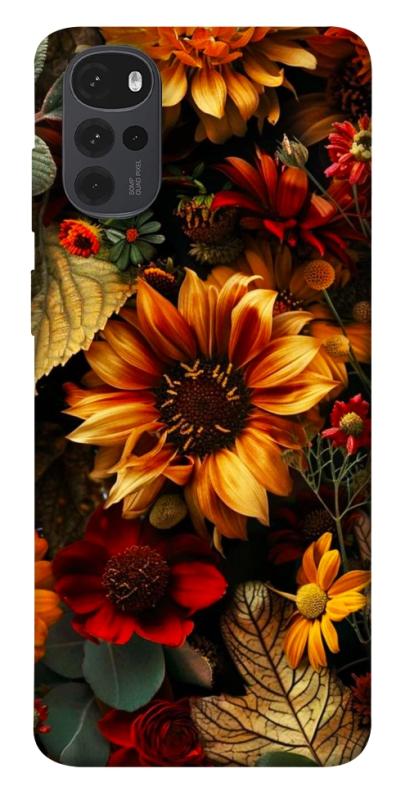 Чехол itsPrint Autumn vibe для Motorola Moto G22, цветы, купить оптом с доставкой