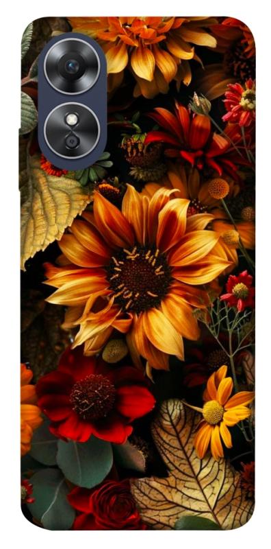 Чехол itsPrint Autumn vibe для Oppo A17, цветы, купить оптом с доставкой