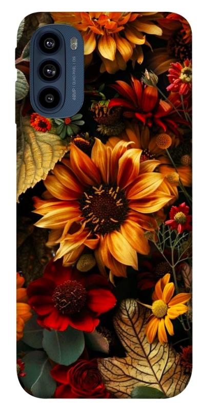 Чехол itsPrint Autumn vibe для Motorola Moto G41, цветы, купить оптом с доставкой