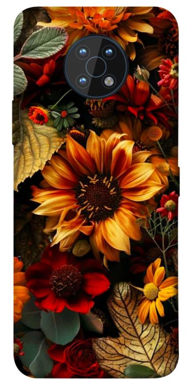 Чехол itsPrint Autumn vibe для Nokia G50, цветы, купить оптом с доставкой