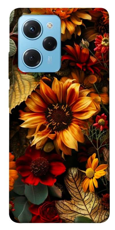 Чехол itsPrint Autumn vibe для Xiaomi Poco X5 Pro 5G, цветы, купить оптом с доставкой
