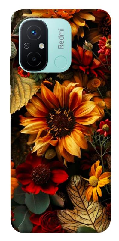 Чехол itsPrint Autumn vibe для Xiaomi Redmi 12C, цветы, купить оптом с доставкой