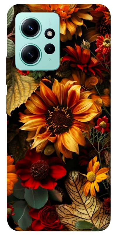 Чехол itsPrint Autumn vibe для Xiaomi Redmi Note 12 4G, цветы, купить оптом с доставкой