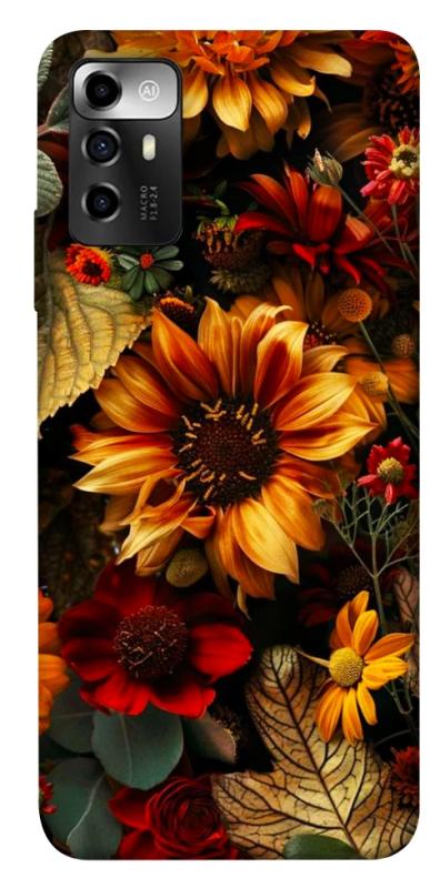 Чехол itsPrint Autumn vibe для ZTE Blade V40 Vita, цветы, купить оптом с доставкой
