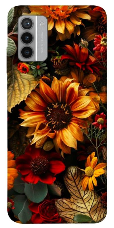 Чехол itsPrint Autumn vibe для Nokia G42, цветы, купить оптом с доставкой
