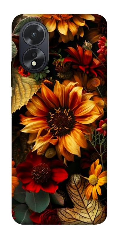 Чехол itsPrint Autumn vibe для Oppo A38, цветы, купить оптом с доставкой