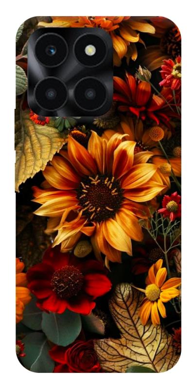 Чехол itsPrint Autumn vibe для Huawei Honor X6a, цветы, купить оптом с доставкой