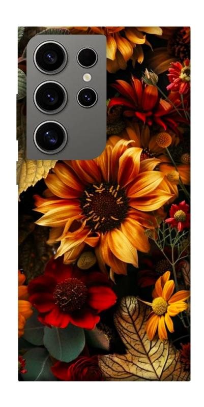 Чехол itsPrint Autumn vibe для Samsung Galaxy S24 Ultra, цветы, купить оптом с доставкой