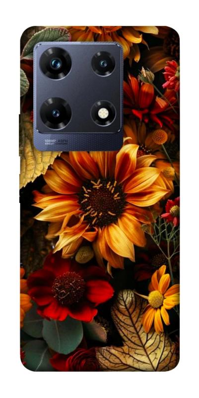 Чехол itsPrint Autumn vibe для Infinix Note 30 Pro, цветы, купить оптом с доставкой
