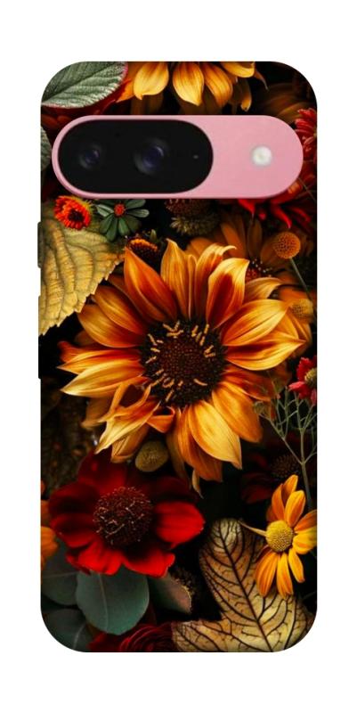 Чехол itsPrint Autumn vibe для Google Pixel 9, цветы, купить оптом с доставкой