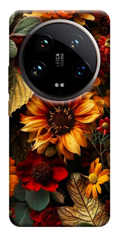 Чехол itsPrint Autumn vibe для Xiaomi 14 Ultra, цветы, купить оптом с доставкой