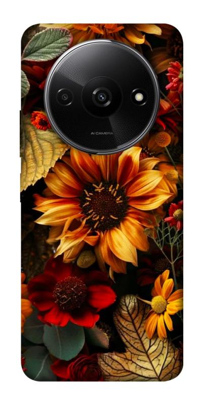 Чехол itsPrint Autumn vibe для Xiaomi Redmi A3, цветы, купить оптом с доставкой