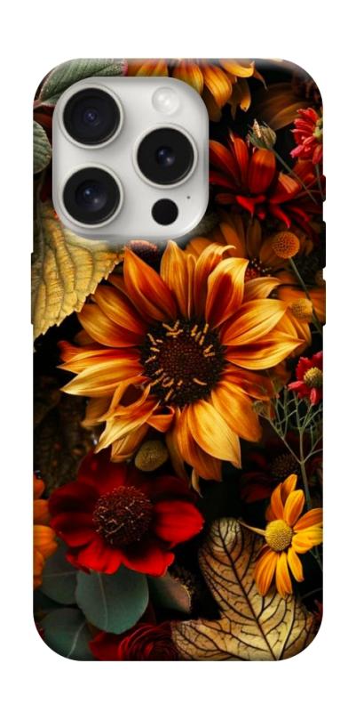 Чехол itsPrint Autumn vibe для Apple iPhone 16 Pro Max (6.9"), цветы, купить оптом с доставкой