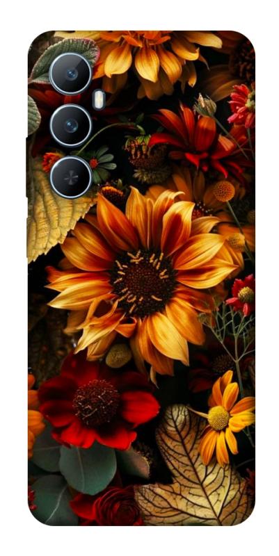 Чехол itsPrint Autumn vibe для Realme C65 4G, цветы, купить оптом с доставкой