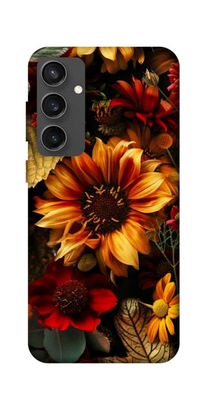 Чехол itsPrint Autumn vibe для Samsung Galaxy S24 FE, цветы, купить оптом с доставкой