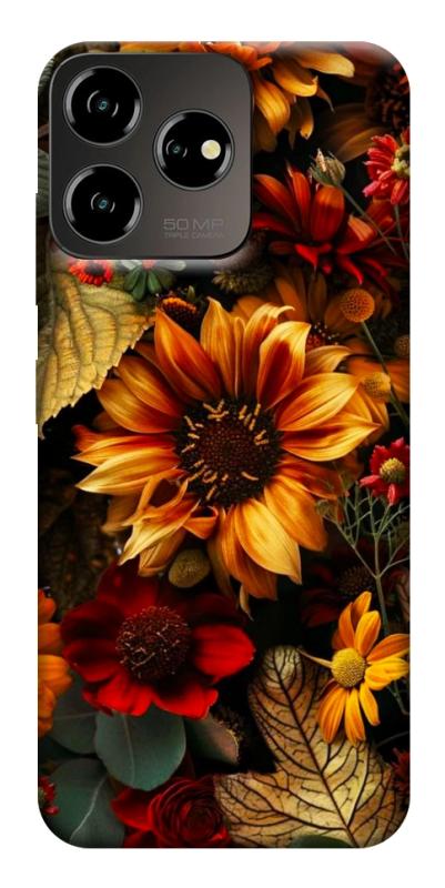 Чехол itsPrint Autumn vibe для ZTE Blade V50 Desing 4G, цветы, купить оптом с доставкой