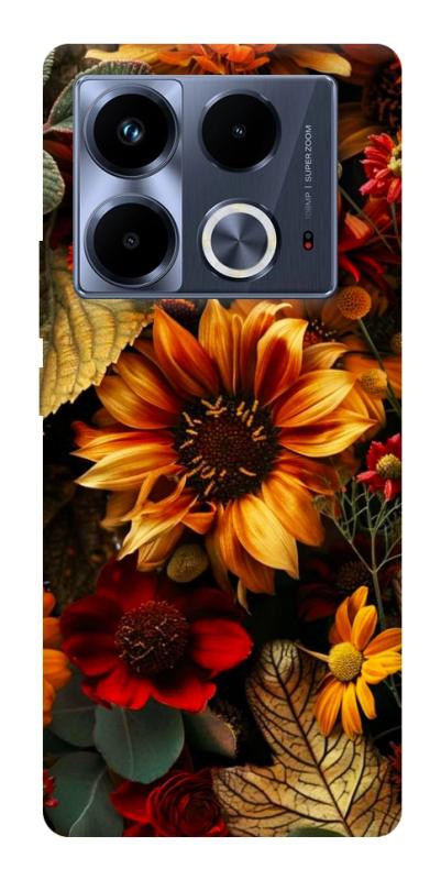 Чехол itsPrint Autumn vibe для Infinix Note 40 4G, цветы, купить оптом с доставкой