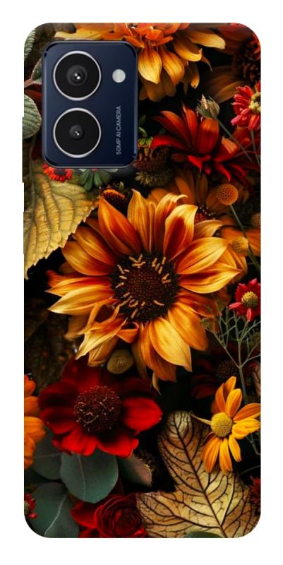 Чехол itsPrint Autumn vibe для HMD Pulse Pro, цветы, купить оптом с доставкой