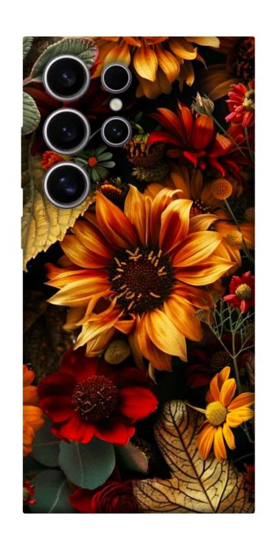 Чехол itsPrint Autumn vibe для Samsung Galaxy S25 Ultra, цветы, купить оптом с доставкой