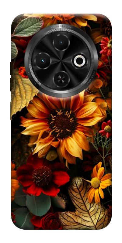 Чохол itsPrint Autumn vibe для TECNO Spark 30C, квіти, купити оптом з доставкою