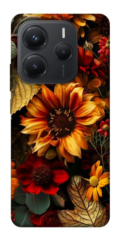 Чехол itsPrint Autumn vibe для Xiaomi Redmi Note 14 5G, цветы, купить оптом с доставкой