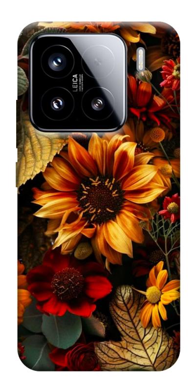 Чехол itsPrint Autumn vibe для Xiaomi 15, цветы, купить оптом с доставкой