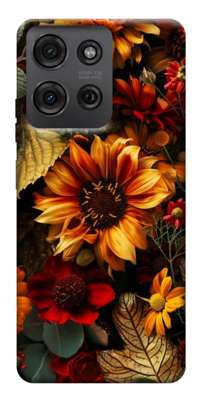 Чехол itsPrint Autumn vibe для Motorola Moto G75 5G, цветы, купить оптом с доставкой