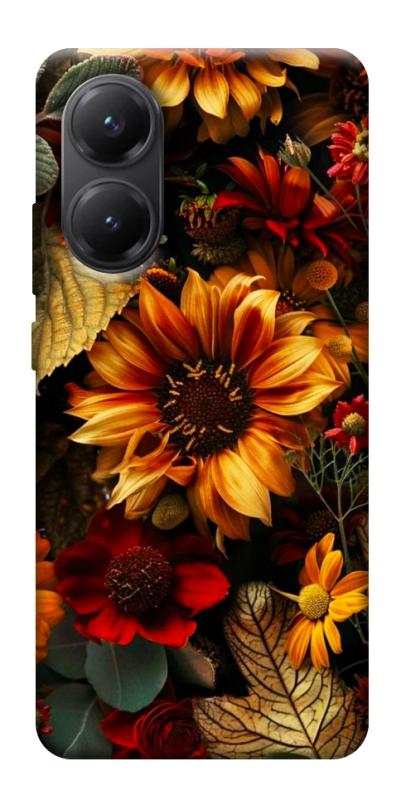 Чехол itsPrint Autumn vibe для Xiaomi Poco X7 Pro, цветы, купить оптом с доставкой