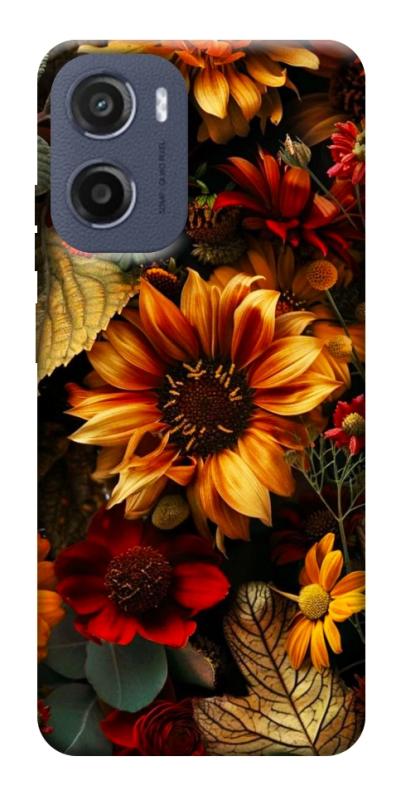 Чехол itsPrint Autumn vibe для Motorola Moto G05, цветы, купить оптом с доставкой