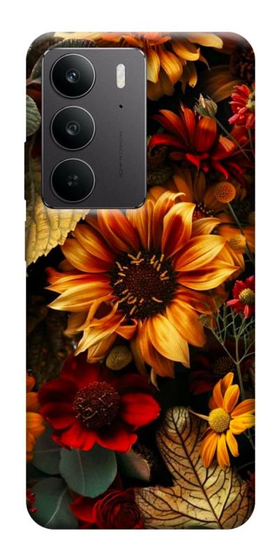 Чехол itsPrint Autumn vibe для Realme C75, цветы, купить оптом с доставкой