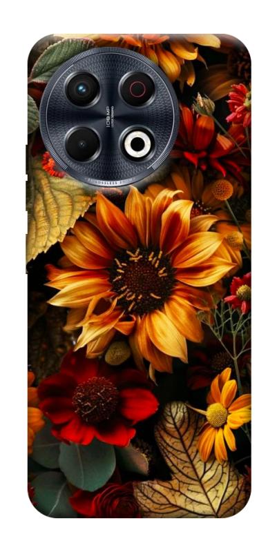 Чехол itsPrint Autumn vibe для TECNO Spark 30 Pro (KL7), цветы, купить оптом с доставкой